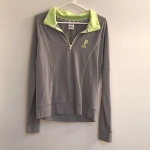 VS yoga jacket. Neon green and gray Size M